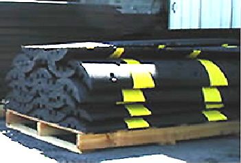 Speed Bumps, Speed Humps, Wheel Stops (Car Stops) & Wheel Chocks (chox). Factory Authorized Distributor / Dealer of recycled rubber and plastic traffic controls for parking lots, intersections, drive through restaurants, gates, barrier gate operators, bicycles and pedestrian control products. Competitive pricing on other traffic controls at discount.